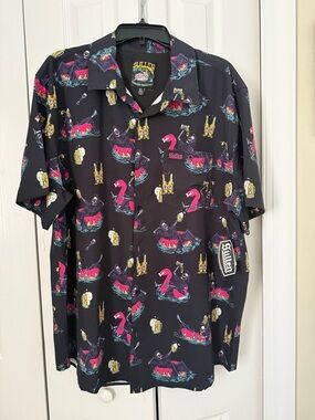 Sullen Pool Party Woven Shirt XL - NWT